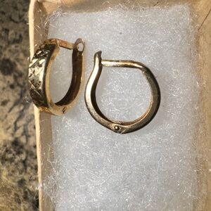 10k Yellow Gold Hoop Earrings